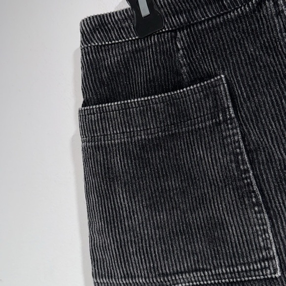 Corduroy skirt she & sky large grunge big pockets zippered front dark academia - Picture 2 of 4